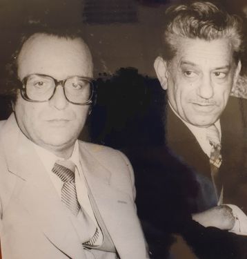 Q.Xəlilov və B.Vahabzadə, 1981-ci il.